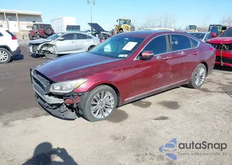 2015 Hyundai Genesis 3.8 from USA, damaged, VIN KMHGN4JE8FU034346